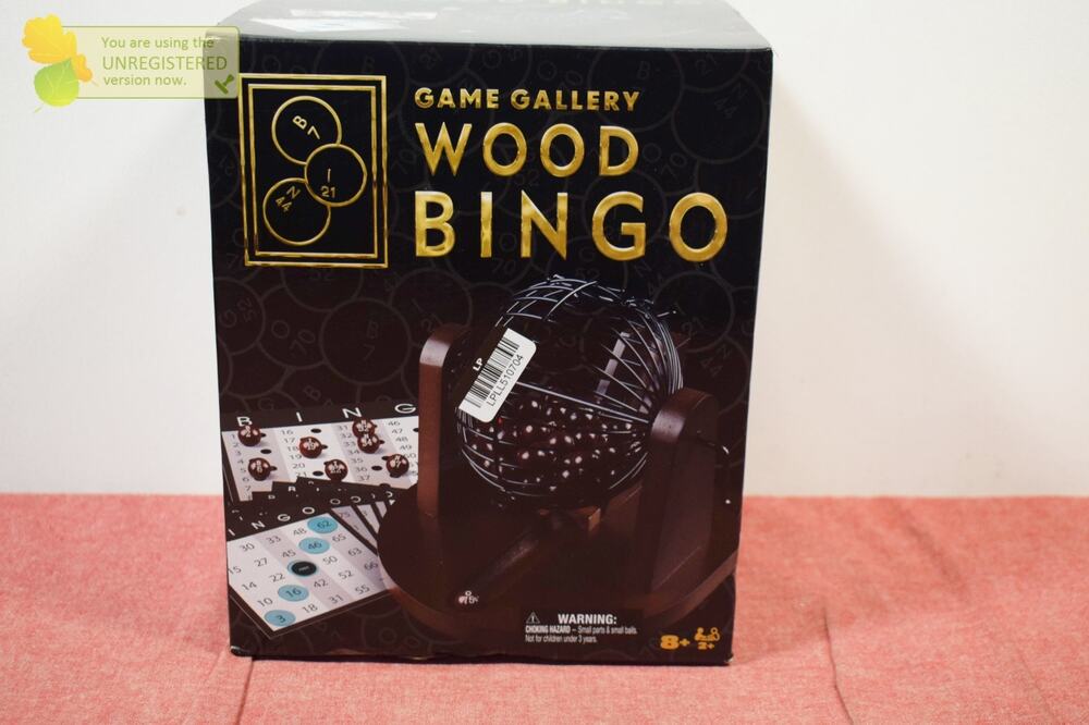 Game Gallery Solid Wood Bingo